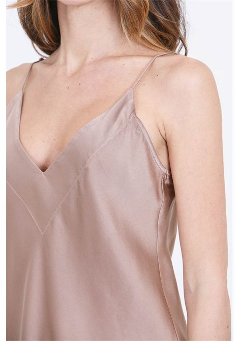 SILK SATIN SLIP FORTE FORTE | Top | 14585MYTOP3002